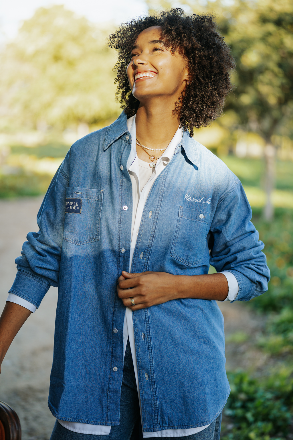 Eternal Mindset Denim Shirt